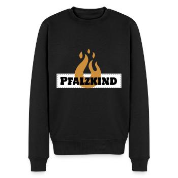 Pfalzkinder Pfalz Pfälzer Rheinland-Pfalz Weinfest - Männer Premium Bio Pullover - Schwarz - Vorne - Nico (187cm)