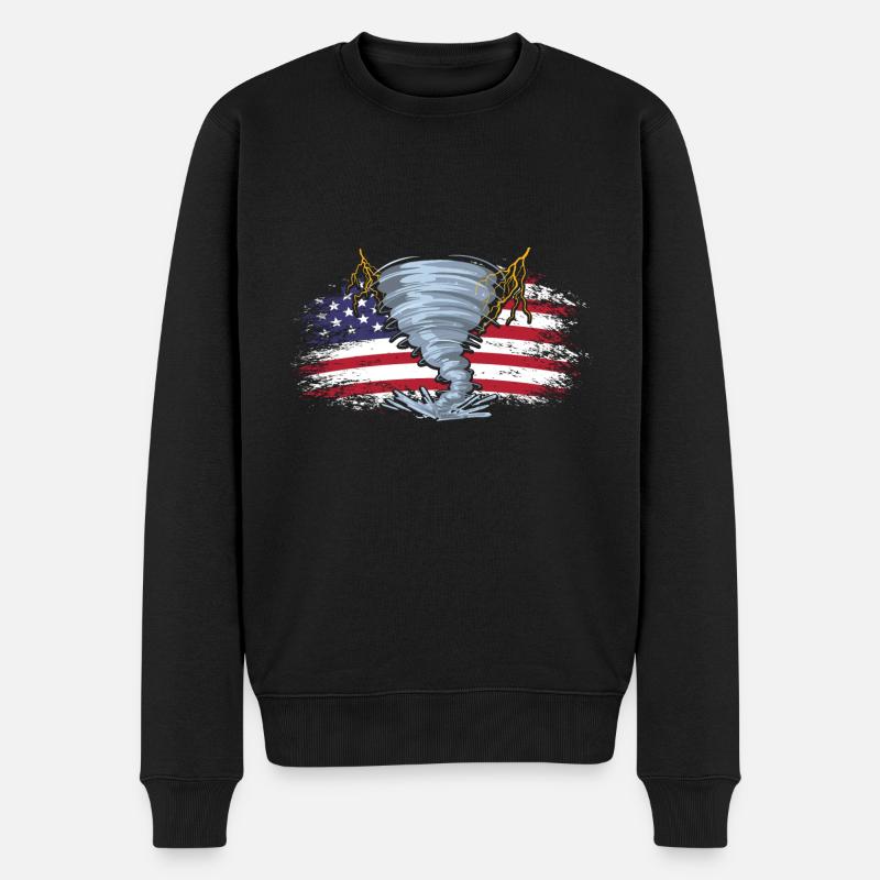 Chasseur de tempête - Pull Premium bio Homme - noir