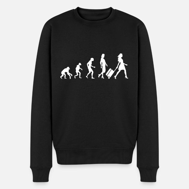 Reisen Reise Urlaub - Männer Premium Bio Pullover - Schwarz