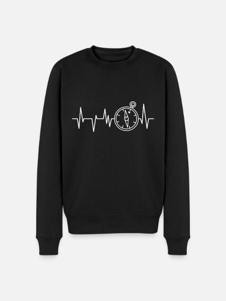 Travel Holidays - Men's Premium Organic Jumper - black