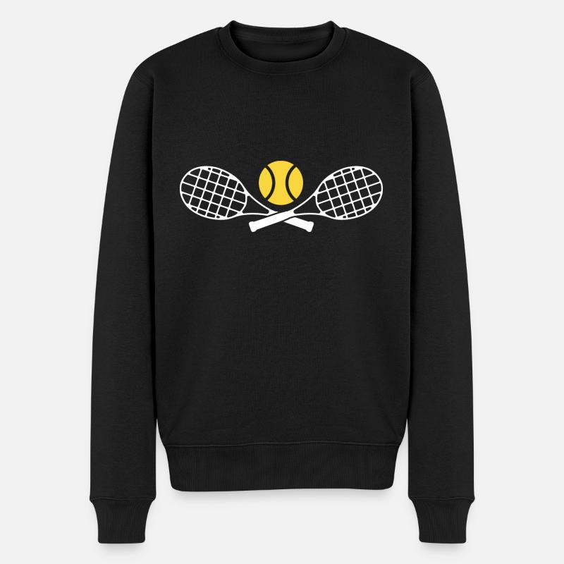Tennis - Pull Premium bio Homme - noir
