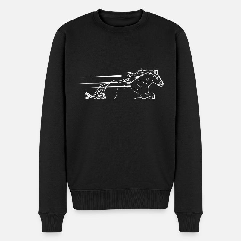 Cheval - Pull Premium bio Homme - noir