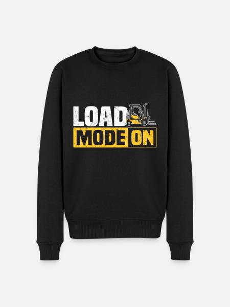 Gabelstaplerfahrer Sprüche | Gabelstapler Geschenk - Männer Premium Bio Pullover - Schwarz