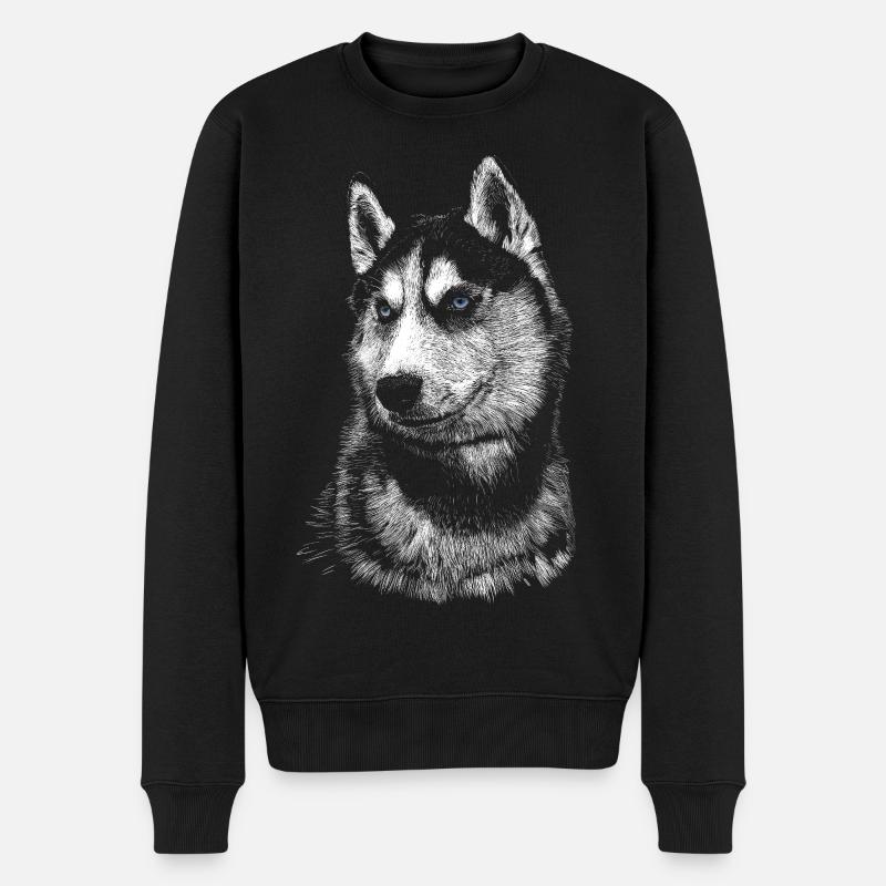 Rauque - Pull Premium bio Homme - noir