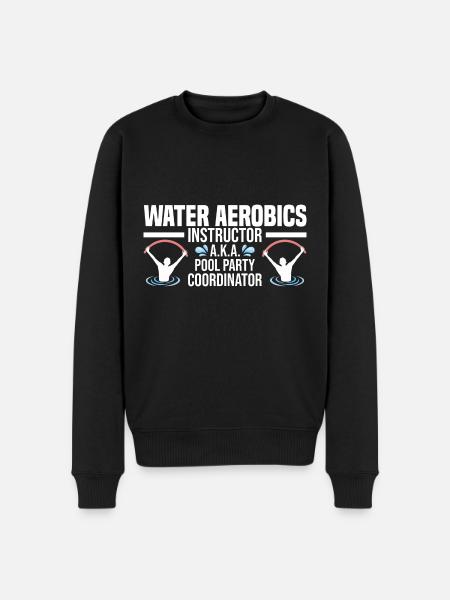Wassergymnastik - Männer Premium Bio Pullover - Schwarz