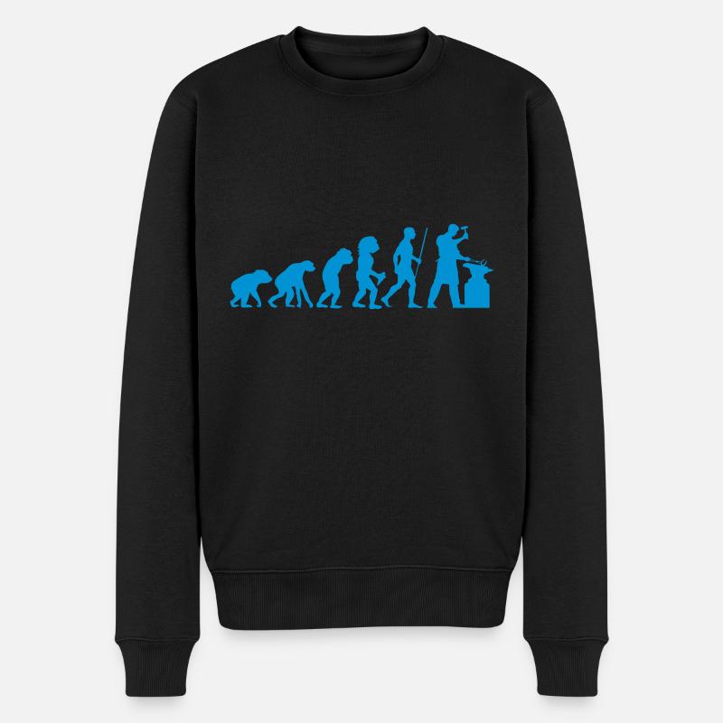 Forgeron - Pull Premium bio Homme - noir