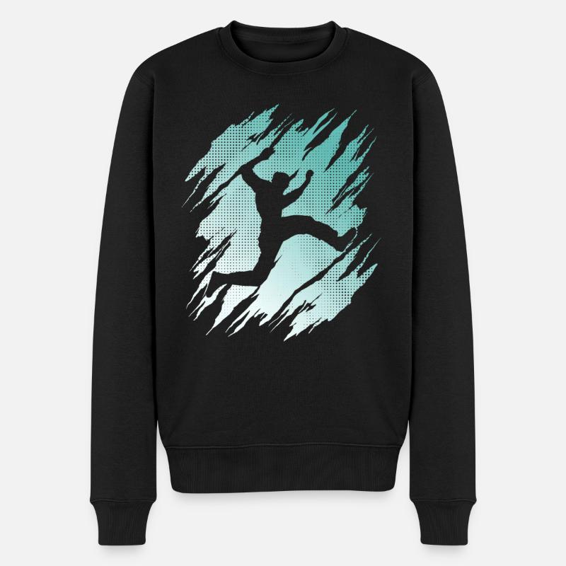Freerunning Freerunner Parkourläufer Parkour - Männer Premium Bio Pullover - Schwarz