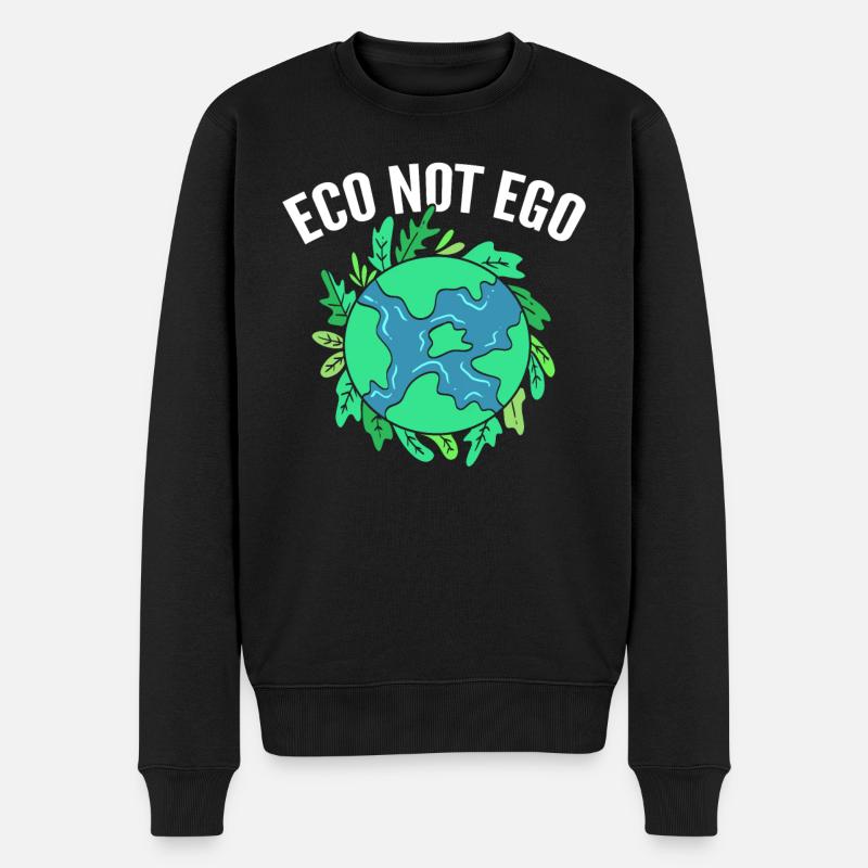 Eco Pas Ego Ecologiste - Pull Premium bio Homme - noir
