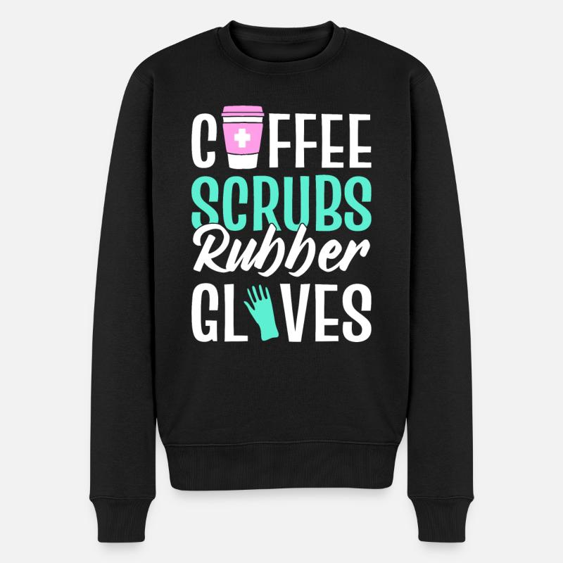 Drôle d’infirmière - Pull Premium bio Homme - noir