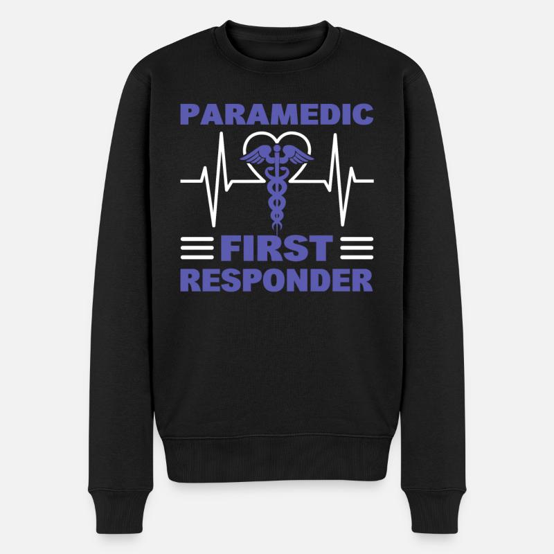 Sanitäter Notfall Medizinischer Assistent - Männer Premium Bio Pullover - Schwarz