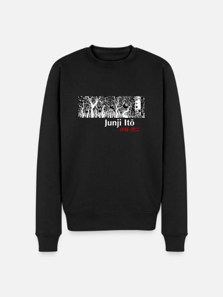 Junji Itō Concept - Men's Premium Organic Jumper - black
