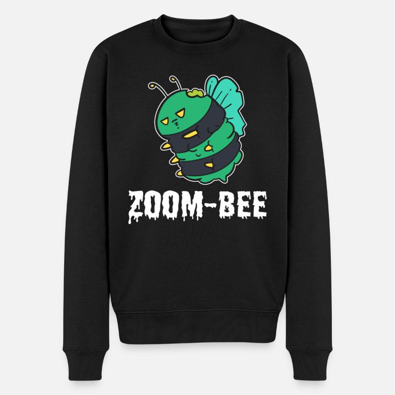 Zoom-bee Bienen Imker - Männer Premium Bio Pullover - Schwarz