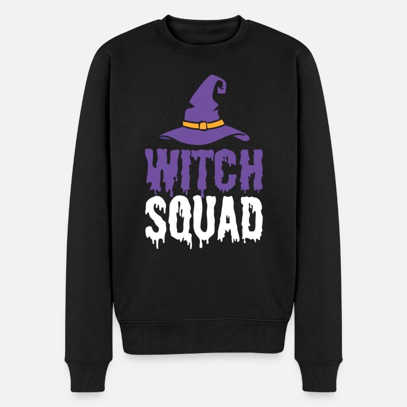 Witch Squad Zauberin - Männer Premium Bio Pullover - Schwarz