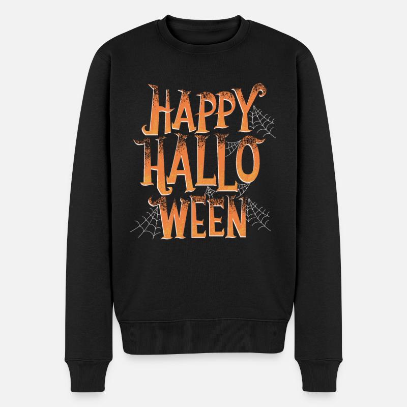 happy Halloween - Pull Premium bio Homme - noir