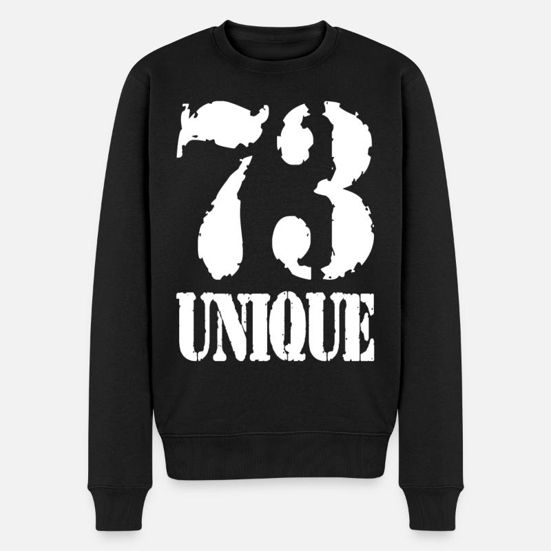 73 - Männer Premium Bio Pullover - Schwarz
