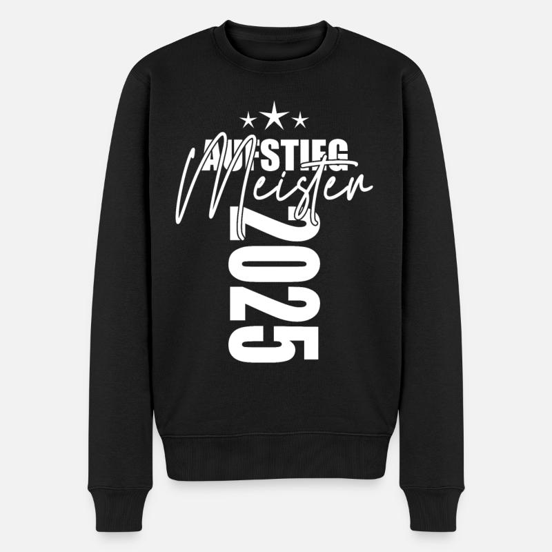 Meister 2025 - Männer Premium Bio Pullover - Schwarz