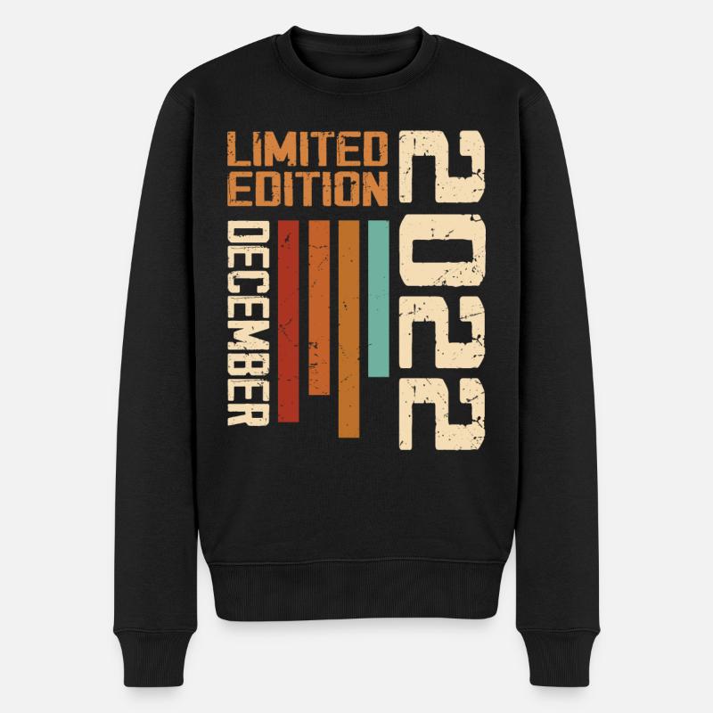 Dezember 2022 - 2022 Dezember - Männer Premium Bio Pullover - Schwarz