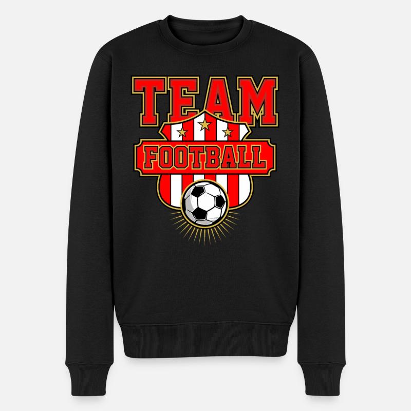 Football d’équipe - Pull Premium bio Homme - noir