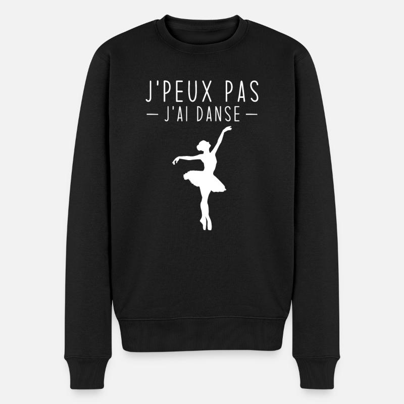 Je peux pas j'ai danse ballet idée cadeau danse - Pull Premium bio Homme - noir