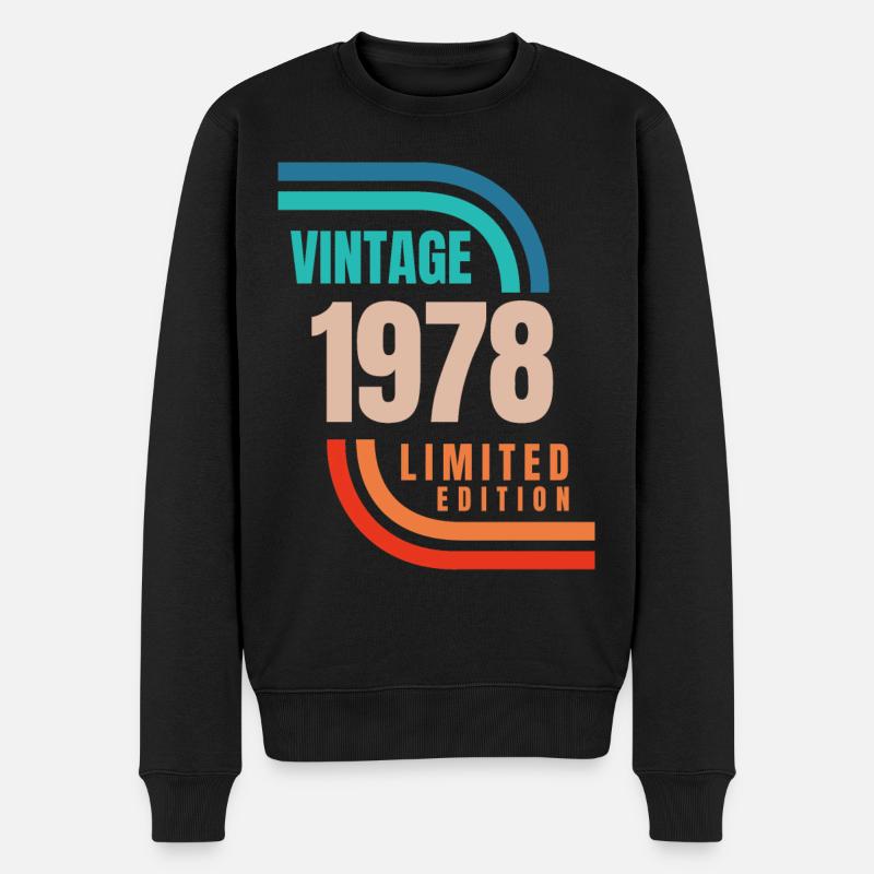 édition limitée millésime 1978 - Pull Premium bio Homme - noir