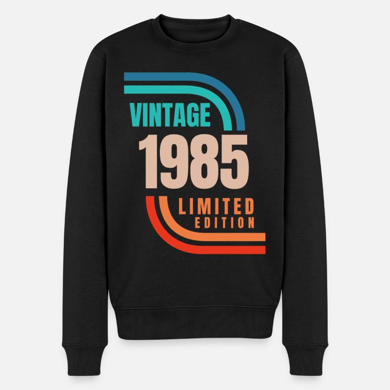 Édition limitée Millésime 1985 - Pull Premium bio Homme - noir