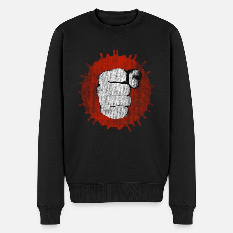 Faust Punch Wing Chung MMA - Pull Premium bio Homme - noir