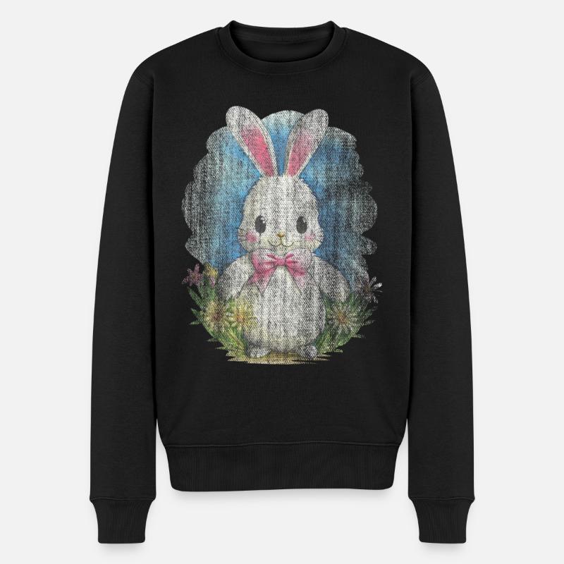 Lapin mignon, lapin mignon - Pull Premium bio Homme - noir