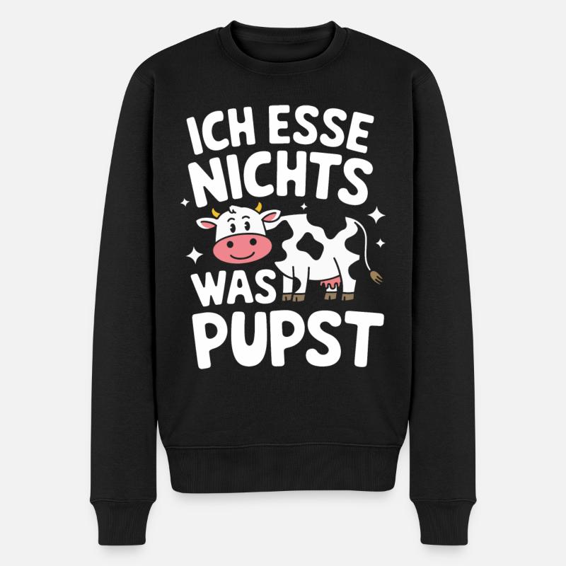 Végétarien Végétalien Végétarien Végétarien - Pull Premium bio Homme - noir