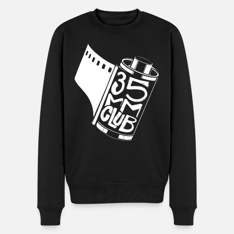 Film 35 mm - Pull Premium bio Homme - noir