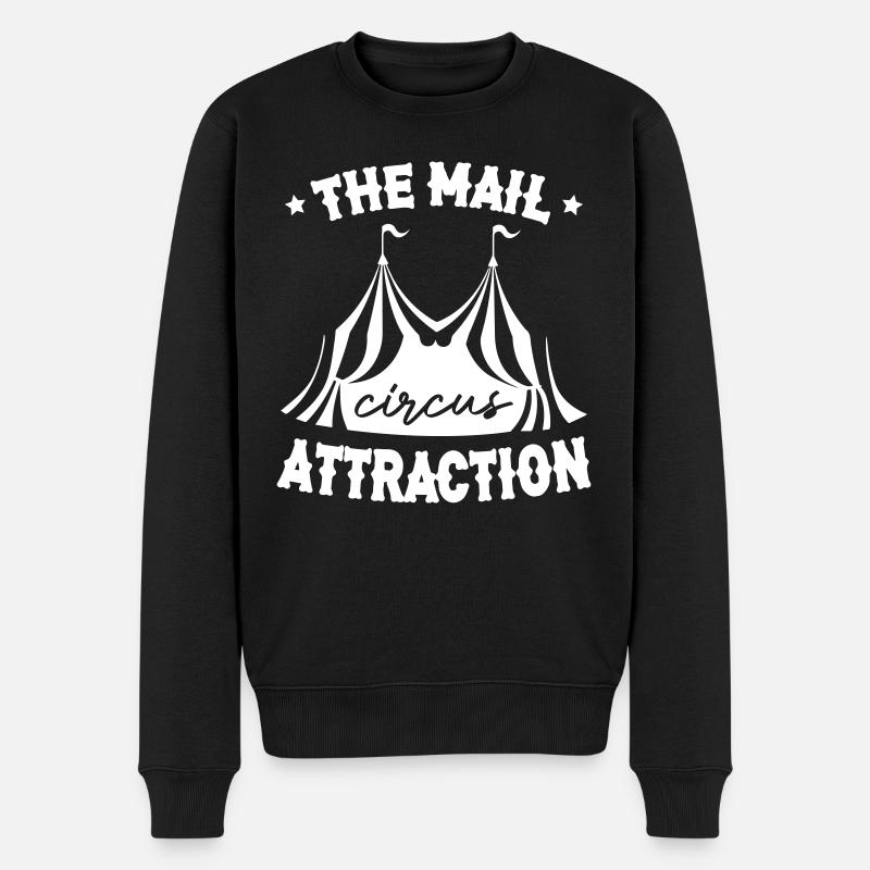 L’attraction principale du cirque - Pull Premium bio Homme - noir