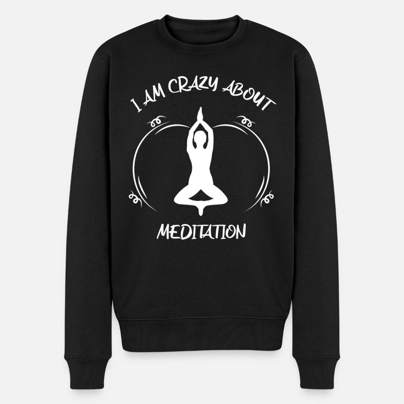 Médaïon - Pull Premium bio Homme - noir