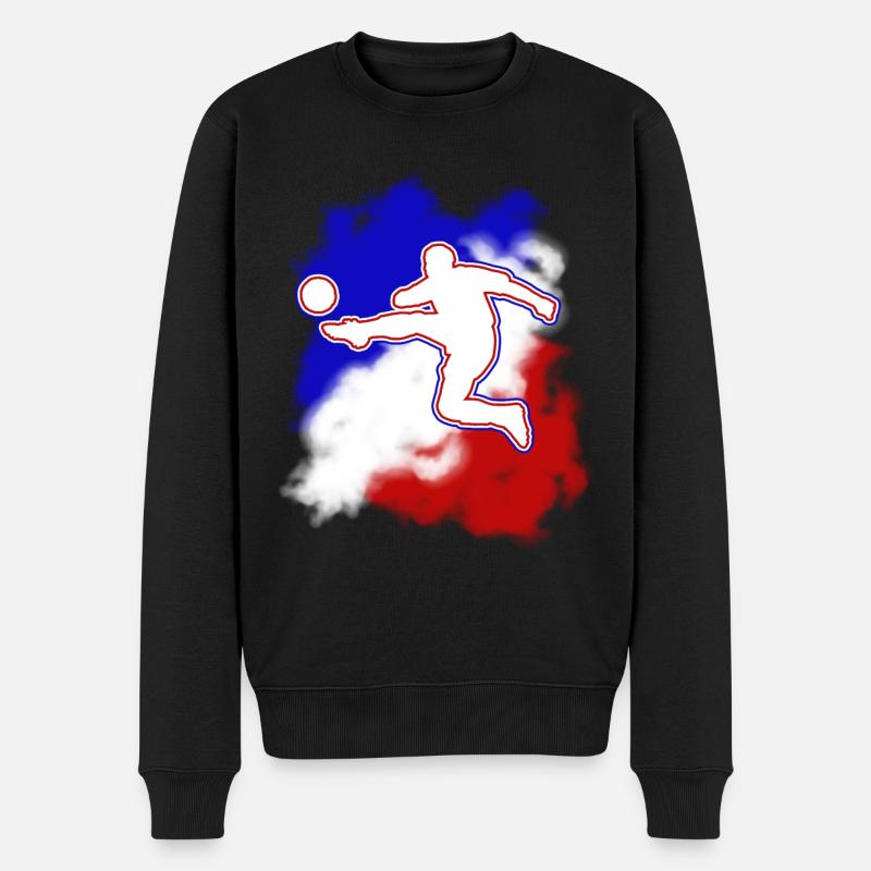 Football français- passion loisir - Pull Premium bio Homme - noir