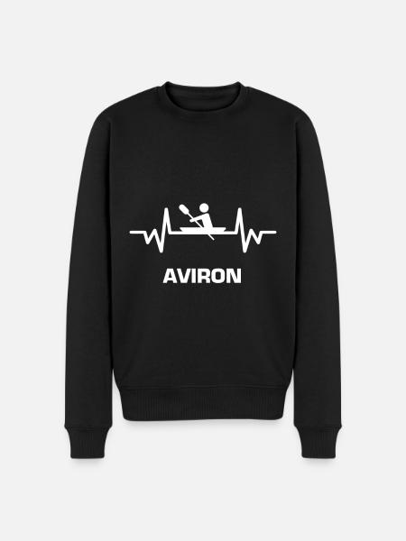 Aviron battement - Pull Premium bio Homme - noir