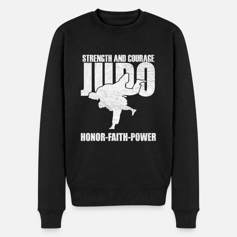 Judo - Pull Premium bio Homme - noir