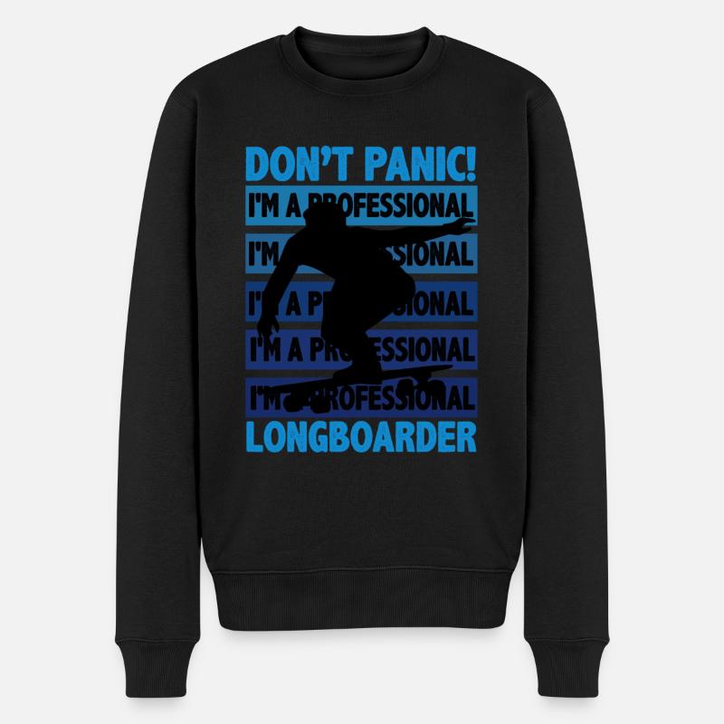 Longboard - Pull Premium bio Homme - noir