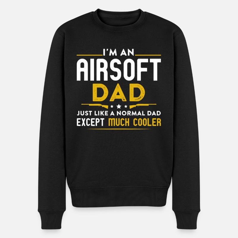 Papa Airsoft - Pull Premium bio Homme - noir
