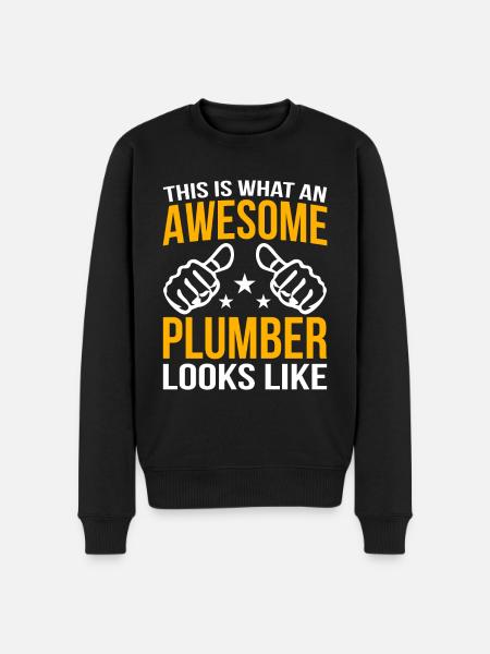 Plombier Plombier - Pull Premium bio Homme - noir