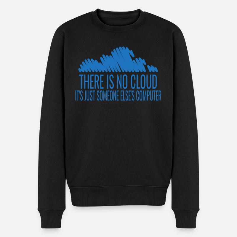 Informatiker Spruch Humor Sarkasmus Informatik - Männer Premium Bio Pullover - Schwarz