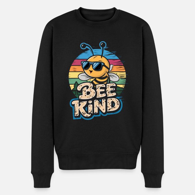 Abeille Enfant Abeille - Pull Premium bio Homme - noir