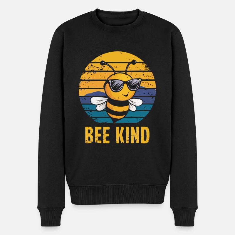 Bee Child Bee - Men's Premium Organic Jumper - black