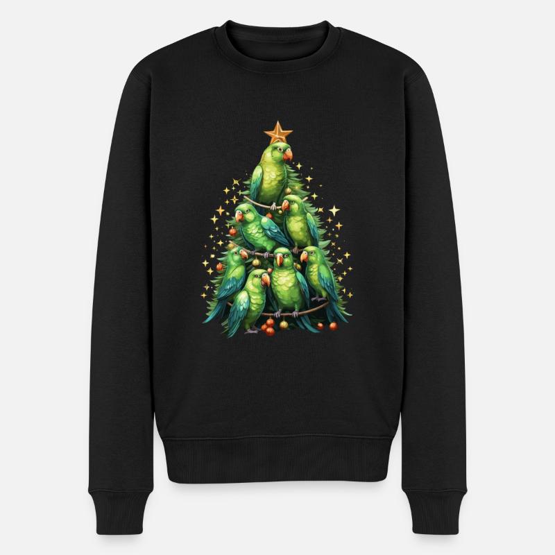 Perruche perruche - Pull Premium bio Homme - noir