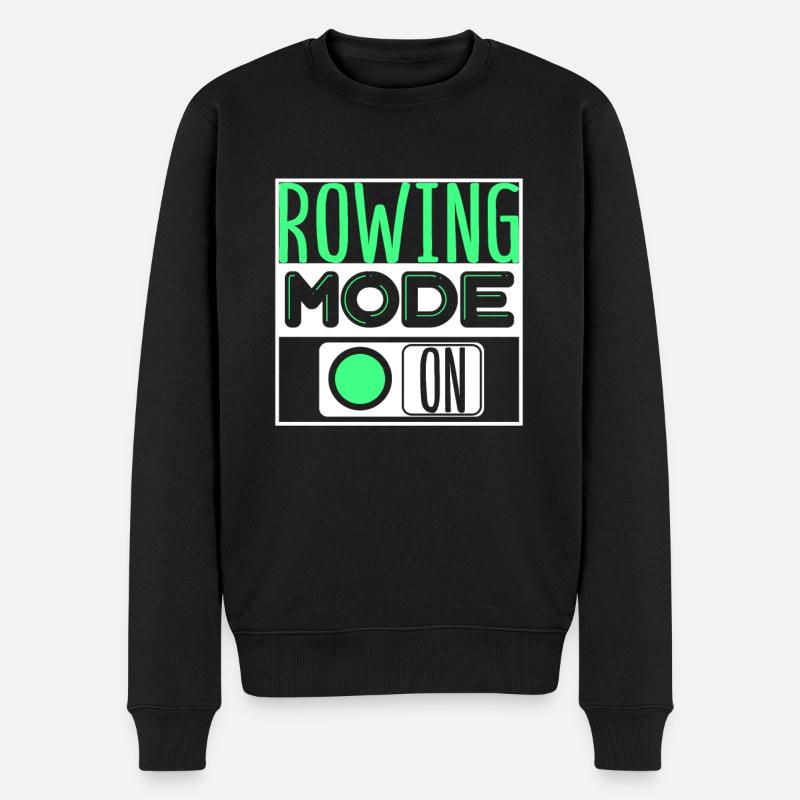 Rudern Rudersport - Männer Premium Bio Pullover - Schwarz
