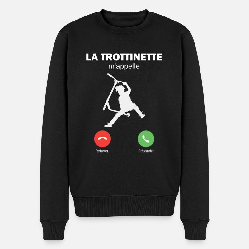 la Trottinette m'appelle - Pull Premium bio Homme - noir
