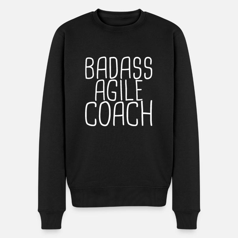« Coach Agile Badass | Agile » - Pull Premium bio Homme - noir