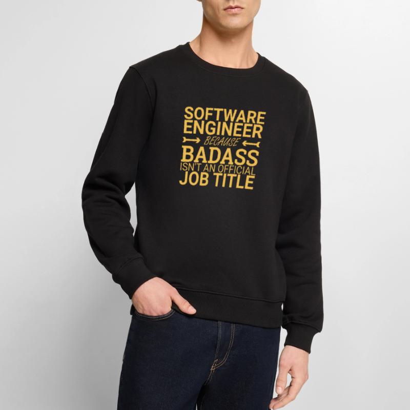"Software Engineer Badass | Programming" Men's Premium Organic Jumper