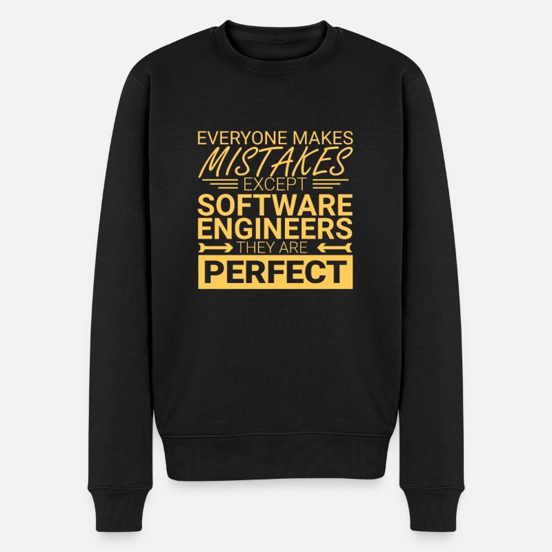 "Software Engineer Perfect | Programming" - Men's Premium Organic Jumper - black