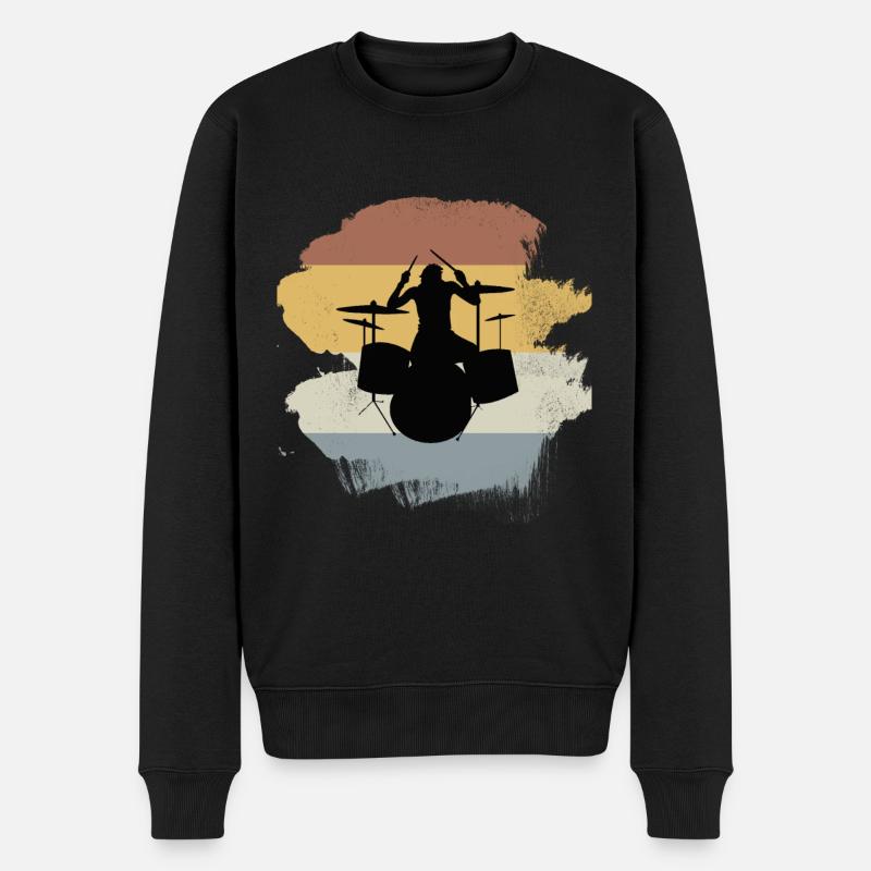 Batterie Percussion Percussion - Pull Premium bio Homme - noir