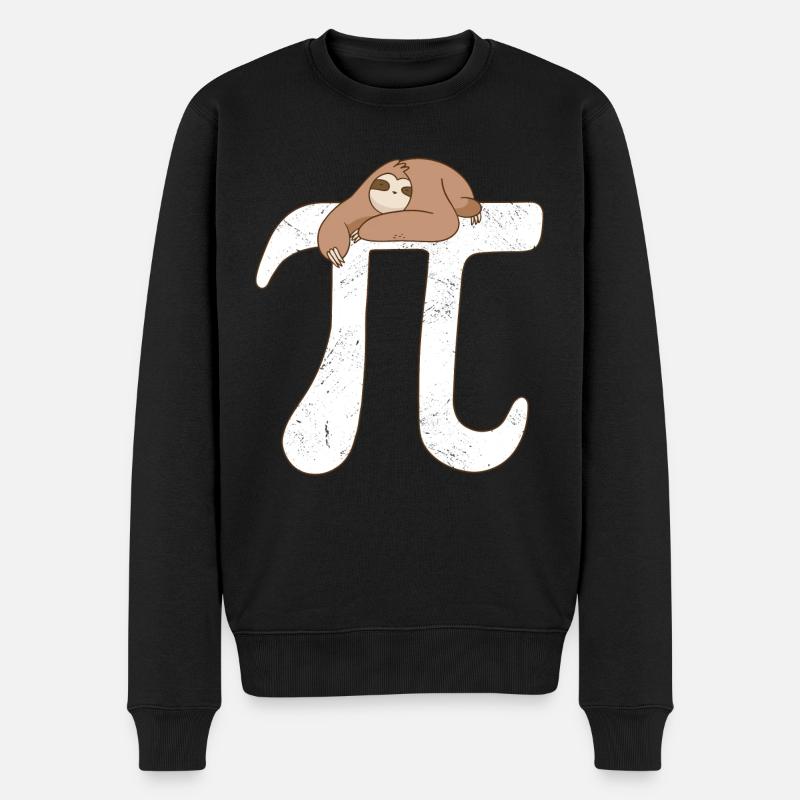 Math Paresseux Pi - Pull Premium bio Homme - noir