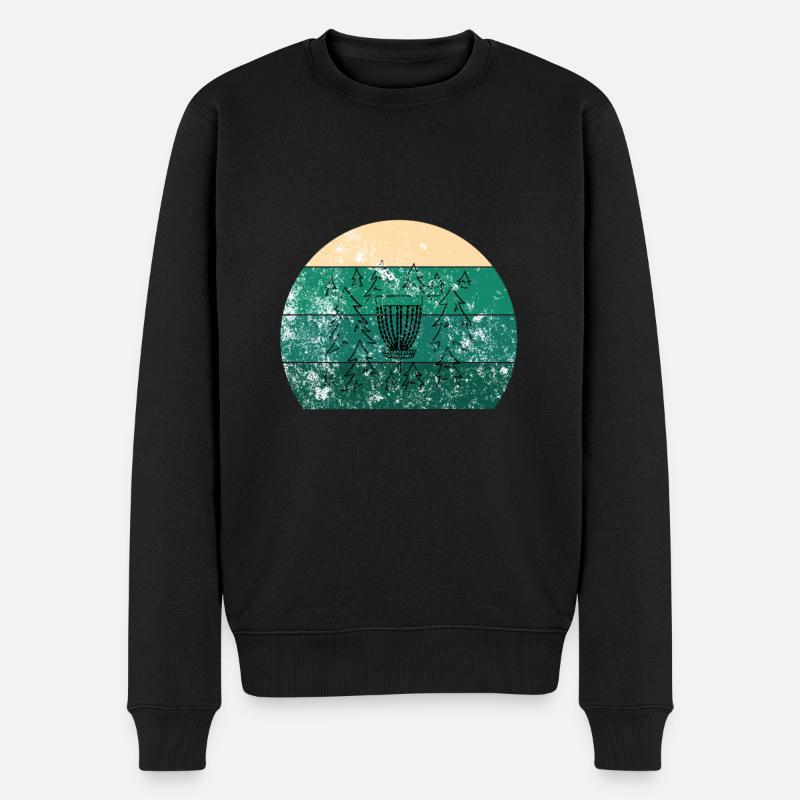 Disc Golf Basket Retro - Pull Premium bio Homme - noir
