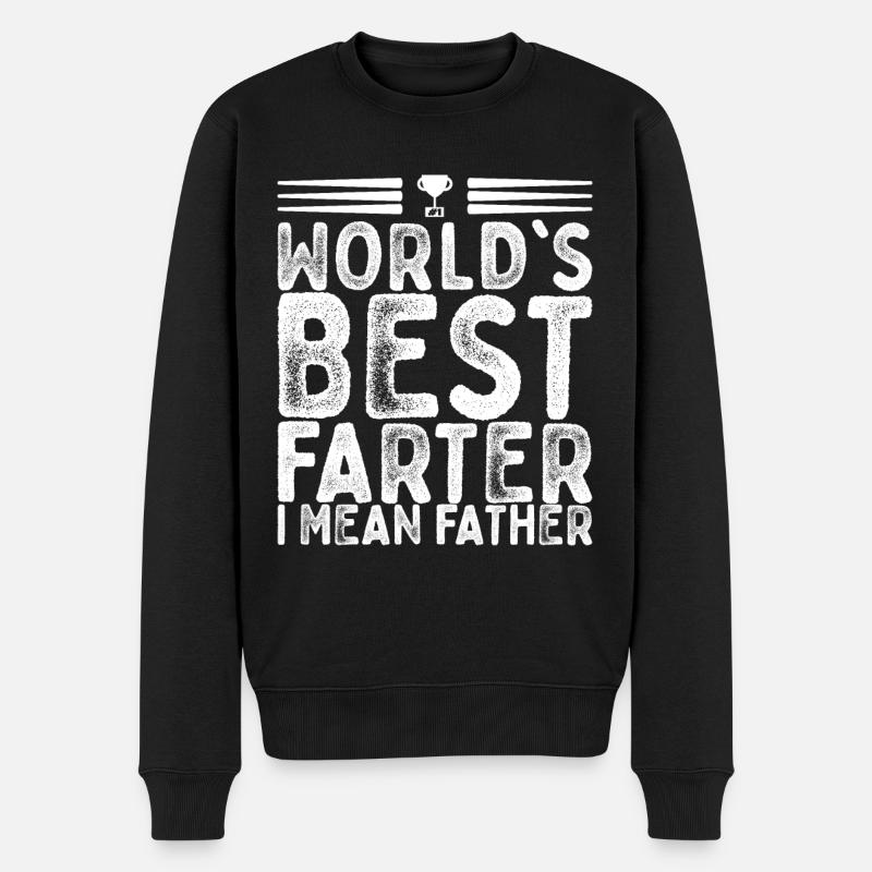 Best Father - Männer Premium Bio Pullover - Schwarz